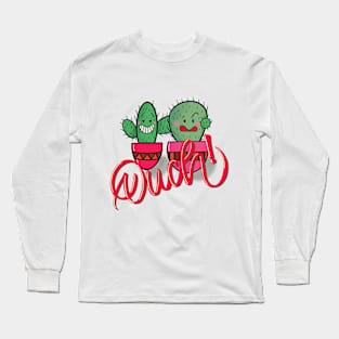 Funny cactus friends Long Sleeve T-Shirt